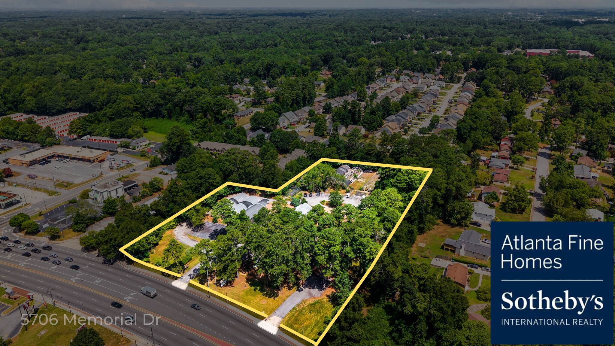5706 Memorial Dr, Stone Mountain, GA à vendre Aérien- Image 1 de 18