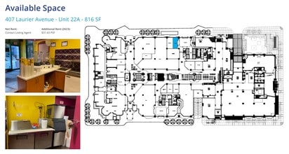 407 Laurier Ave W, Ottawa, ON for lease Floor Plan- Image 2 of 2