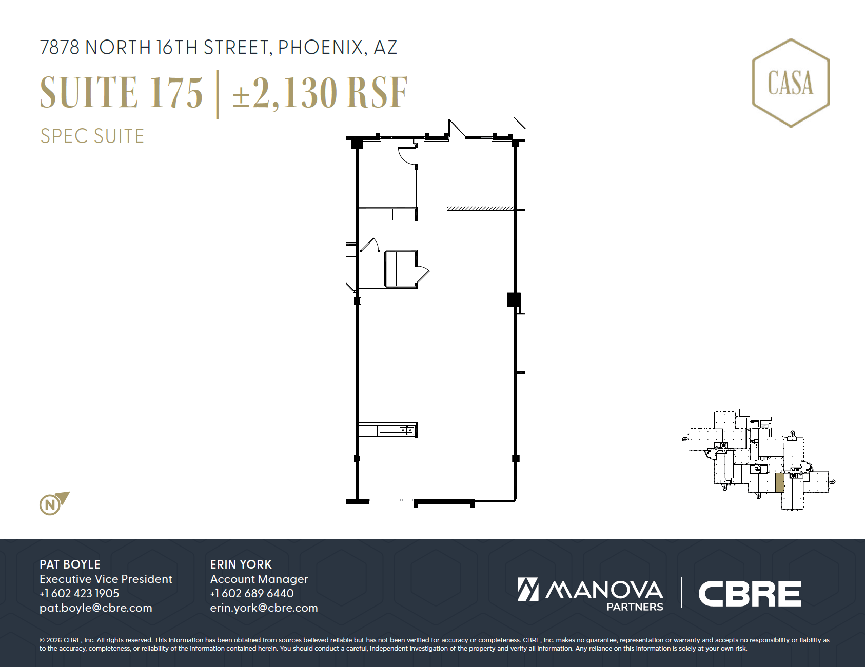 7878 N 16th St, Phoenix, AZ for lease Floor Plan- Image 1 of 1