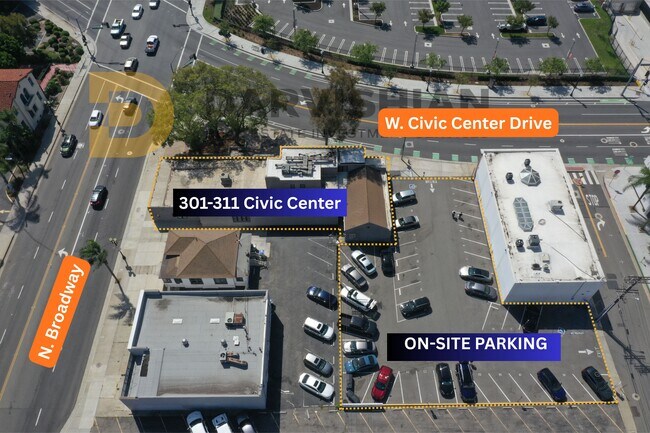 Plus de détails pour 301-311 W Civic Center Dr, Santa Ana, CA - Bureau à louer