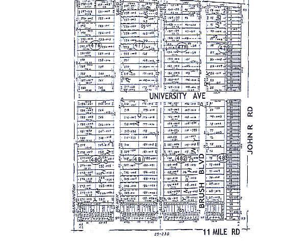 27117-27137 John R Rd, Madison Heights, MI for sale - Plat Map - Image 1 of 1