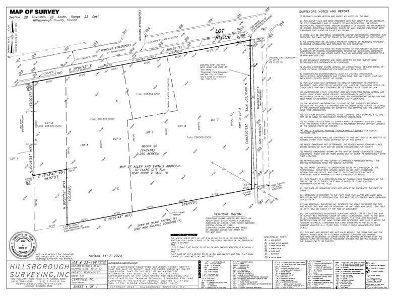 401 W Reynolds, Plant City, FL for sale - Site Plan - Image 2 of 2