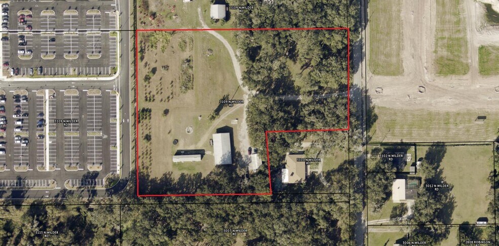 3107 N Wilder Rd, Plant City, FL à vendre - Aérien - Image 2 de 2