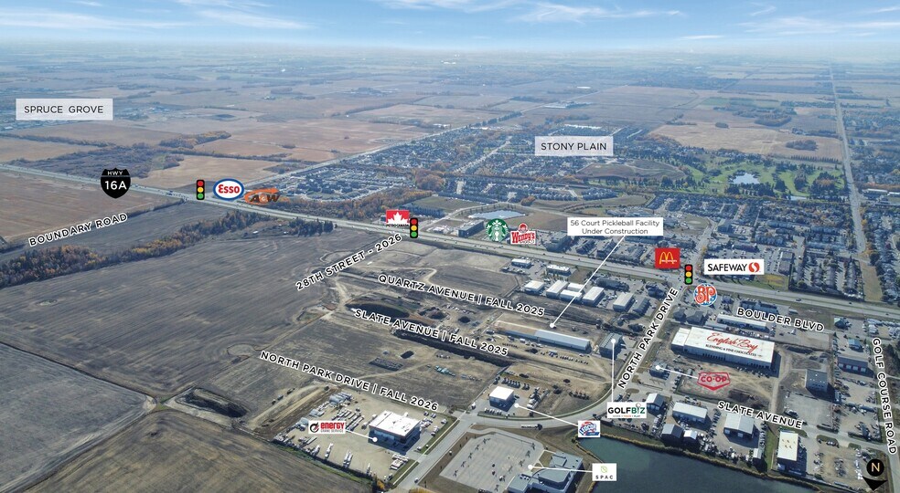 Highway 16A & Veterans Blvd, Stony Plain, AB à vendre - Photo du bâtiment - Image 2 de 3