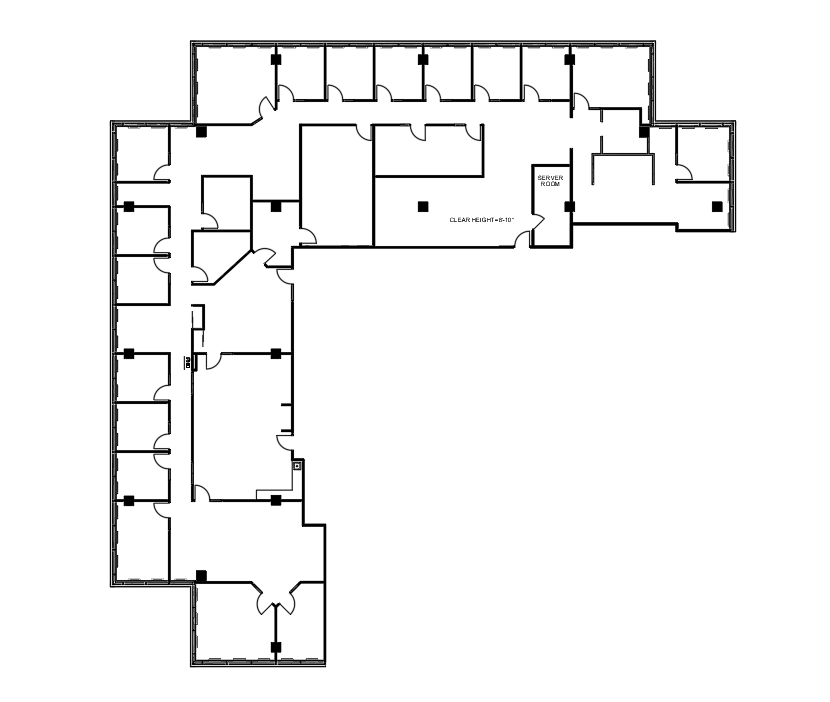 1547 Merivale Rd, Ottawa, ON for lease Floor Plan- Image 1 of 9