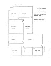 4851 Keller Springs Rd, Addison, TX à louer Plan d’étage- Image 1 de 1