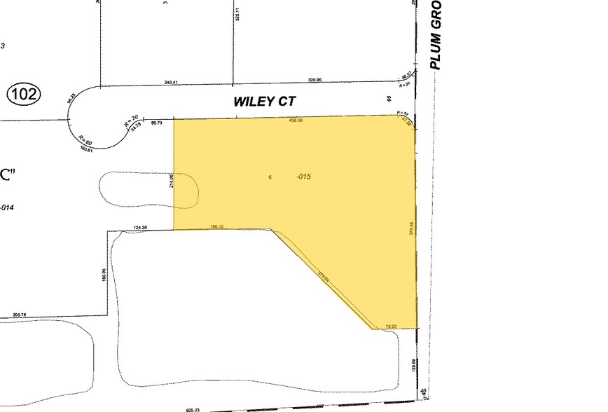 N Plum Grove & Wiley Farm Ct, Schaumburg, IL à vendre - Plan cadastral - Image 2 de 4