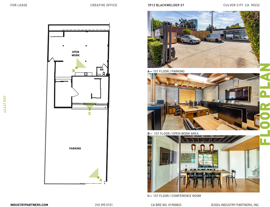 5912 Blackwelder St, Culver City, CA for lease Floor Plan- Image 1 of 1