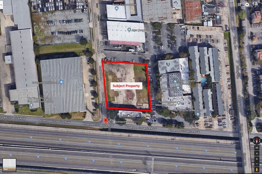 2701 Richland Ave, Metairie, LA for sale - Aerial - Image 3 of 7
