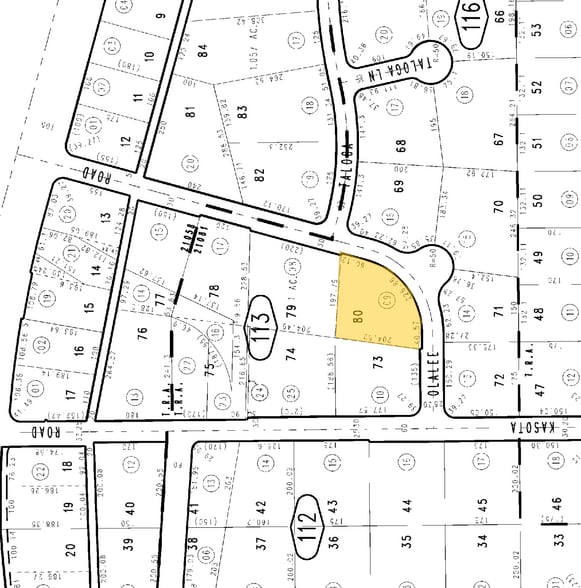 15750 Olalee Rd, Apple Valley, CA for sale - Plat Map - Image 1 of 1