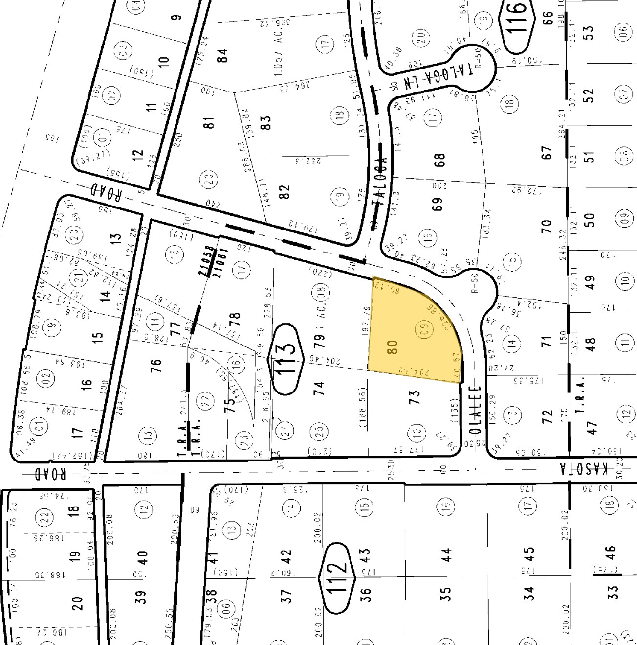 15750 Olalee Rd, Apple Valley, CA à vendre Plan cadastral- Image 1 de 2