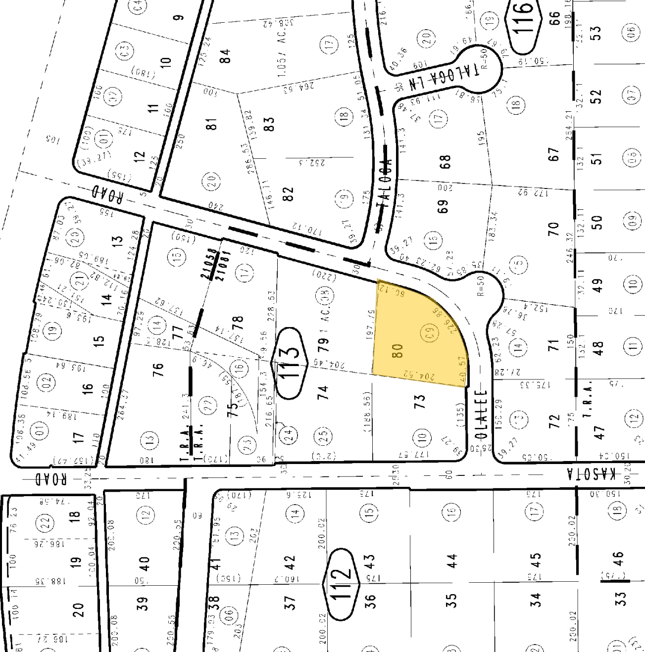 15750 Olalee Rd, Apple Valley, CA for sale Plat Map- Image 1 of 2