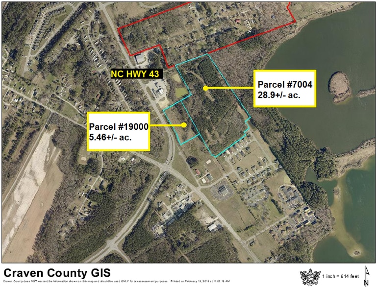 300 Washington Post Rd, New Bern, NC for sale - Aerial - Image 3 of 5