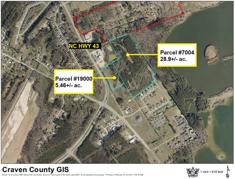300 Washington Post Rd, New Bern, NC à vendre - Aérien - Image 3 de 5