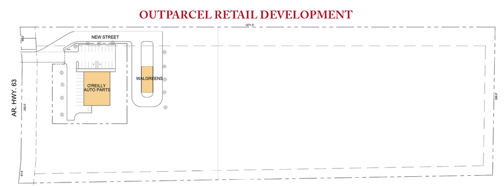 6101 S Olive St, Pine Bluff, AR for sale - Site Plan - Image 3 of 6