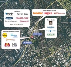 5270 Peachtree Pky, Peachtree Corners, GA - AERIAL  map view