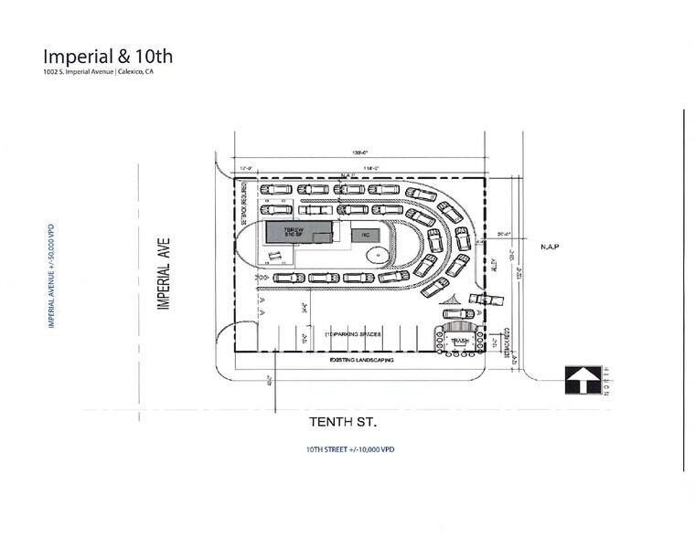1002 S Imperial Ave, Calexico, CA à louer - Plan de site - Image 3 de 5