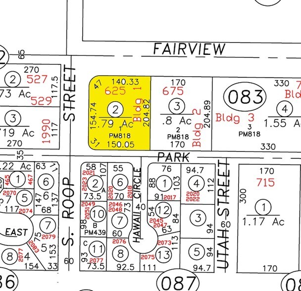 625 Fairview Dr, Carson City, NV à louer - Plan cadastral - Image 2 de 3