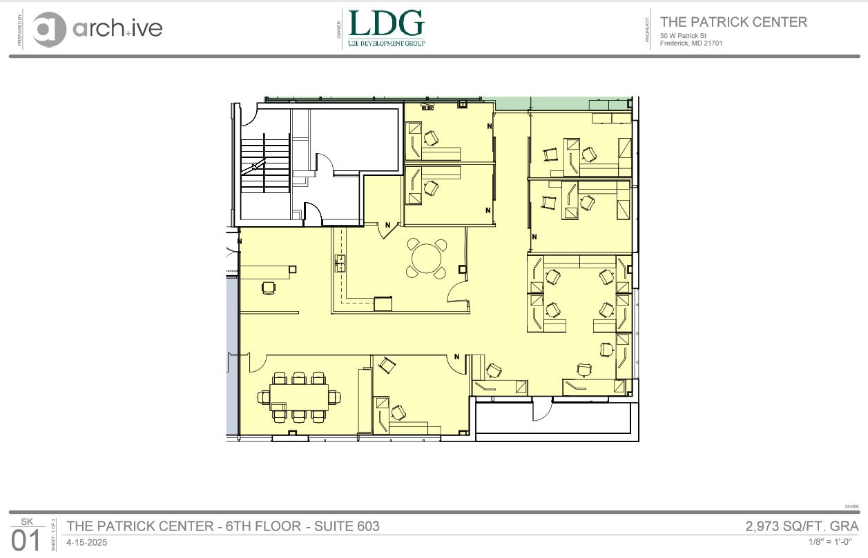 30 W Patrick St, Frederick, MD for lease Floor Plan- Image 1 of 1