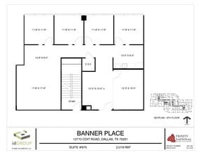 12770 Coit Rd, Dallas, TX à louer Plan d’étage- Image 1 de 2