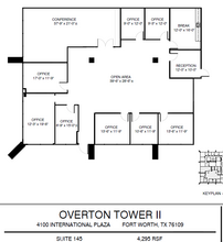 4150 International Plz, Fort Worth, TX à louer Plan d  tage- Image 1 de 1