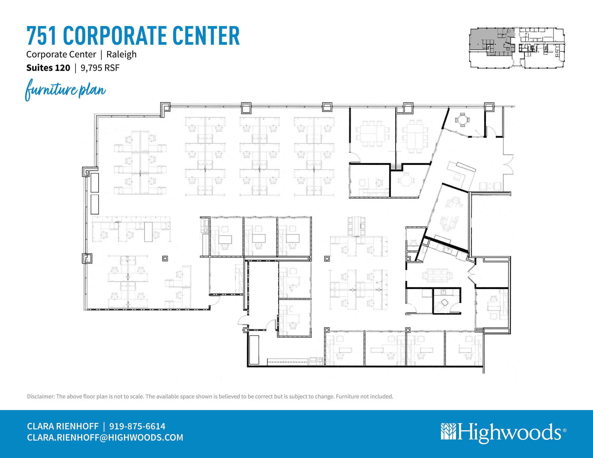 701 Corporate Center Dr, Raleigh, NC à louer Plan d’étage- Image 1 de 2