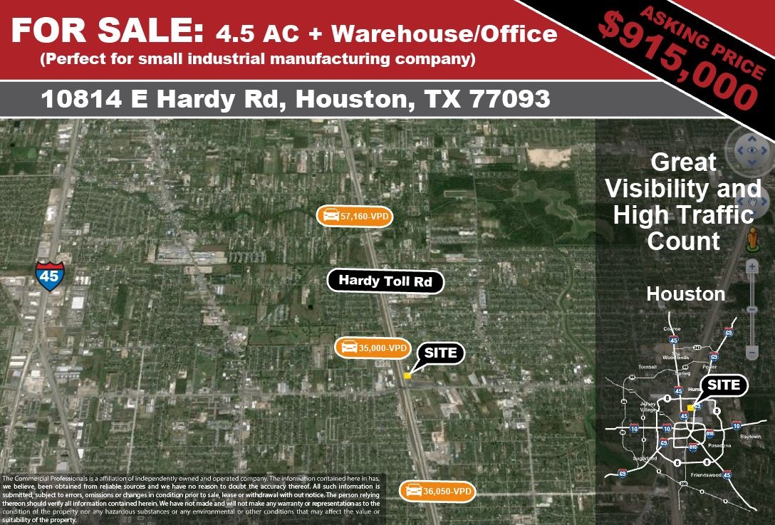 10814 E Hardy Rd, Houston, TX à vendre Photo du bâtiment- Image 1 de 1