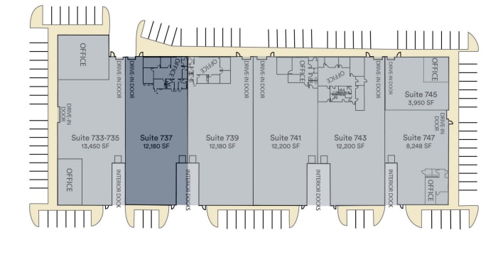 733-747 Kimberly Dr, Carol Stream, IL for lease Floor Plan- Image 1 of 1