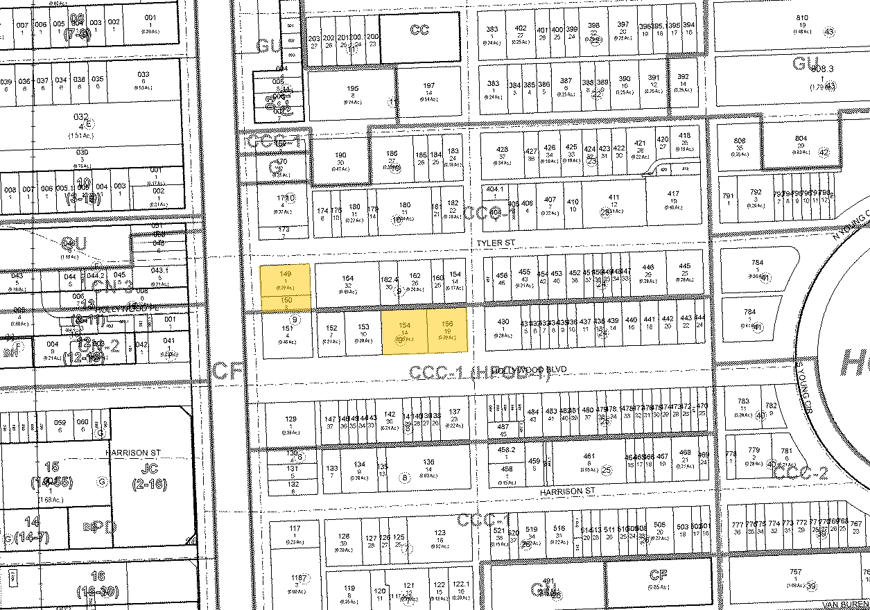 2001 Hollywood Blvd, Hollywood, FL for sale Plat Map- Image 1 of 1