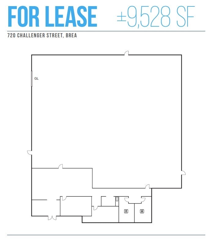 720 Challenger St, Brea, CA à louer Plan d’étage- Image 1 de 1