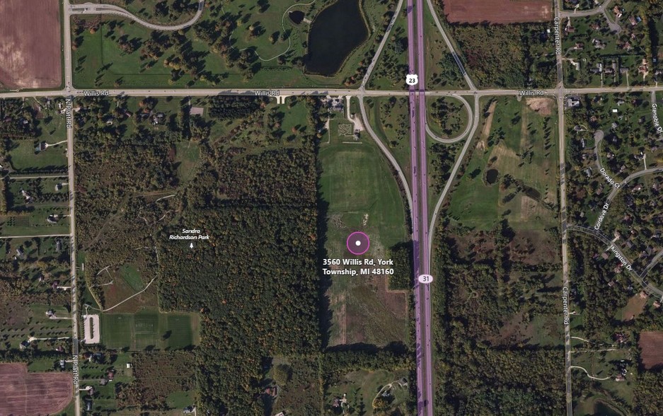 3560 Willis Rd, York Twp, MI for sale - Aerial - Image 2 of 2