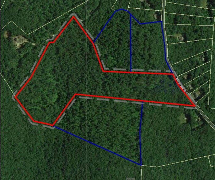 0 Wood Hill Rd, Monson, MA for sale - Aerial - Image 1 of 4