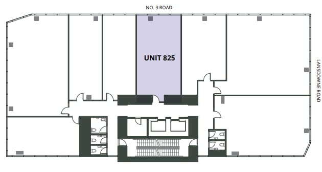 5671 No. 3 Rd, Richmond, BC for lease Floor Plan- Image 1 of 1