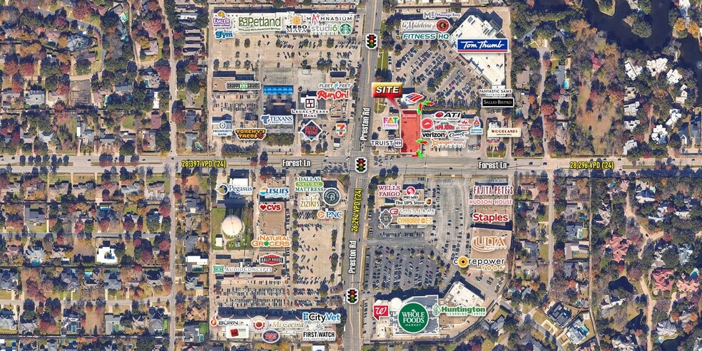 6021 Forrest Ln, Dallas, TX à louer - Aérien - Image 2 de 4