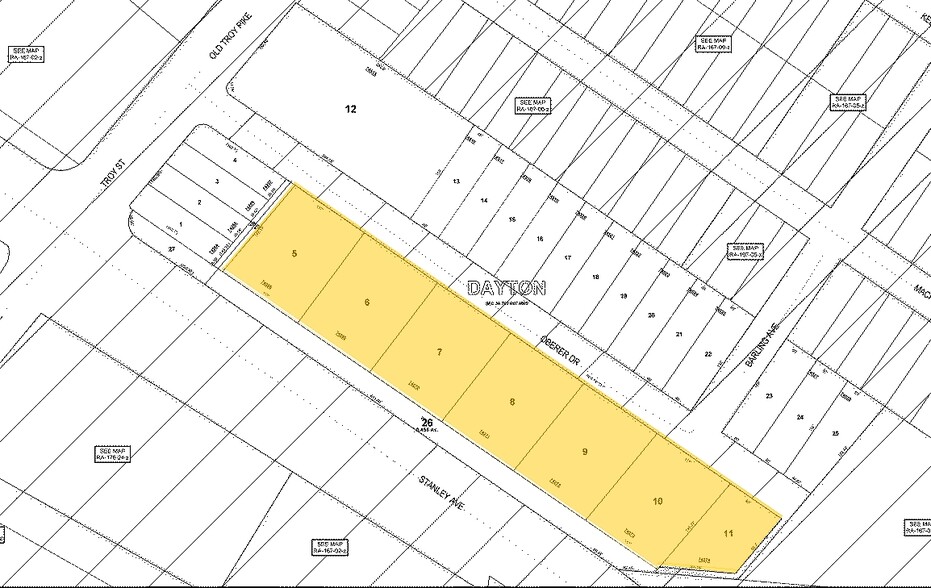 2416-2524 Stanley Ave, Dayton, OH for lease - Plat Map - Image 3 of 3
