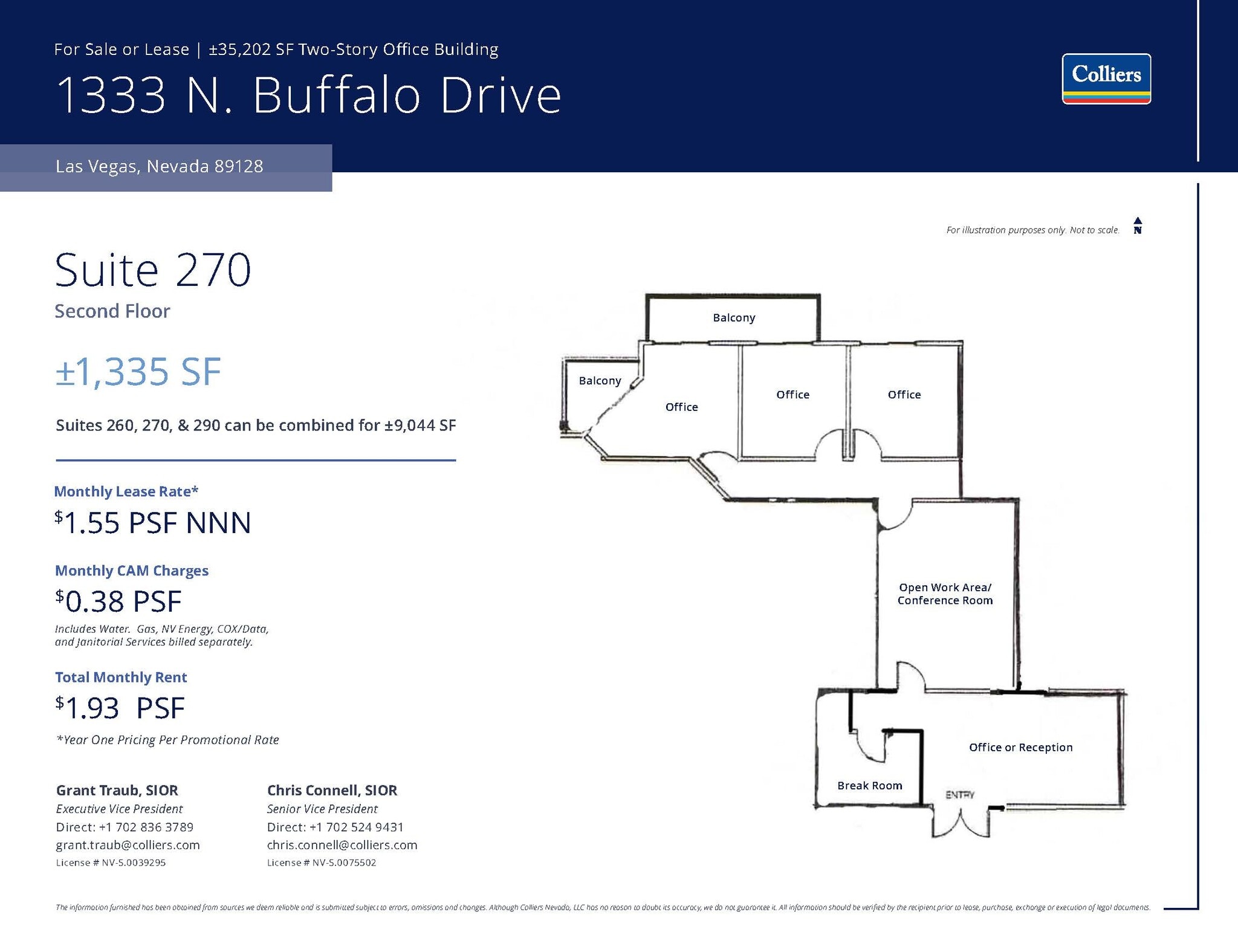 1333 N Buffalo Dr, Las Vegas, NV for lease Floor Plan- Image 1 of 1
