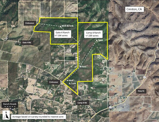 Plus de détails pour Gate 4 Way, Paso Robles, CA - Terrain à vendre