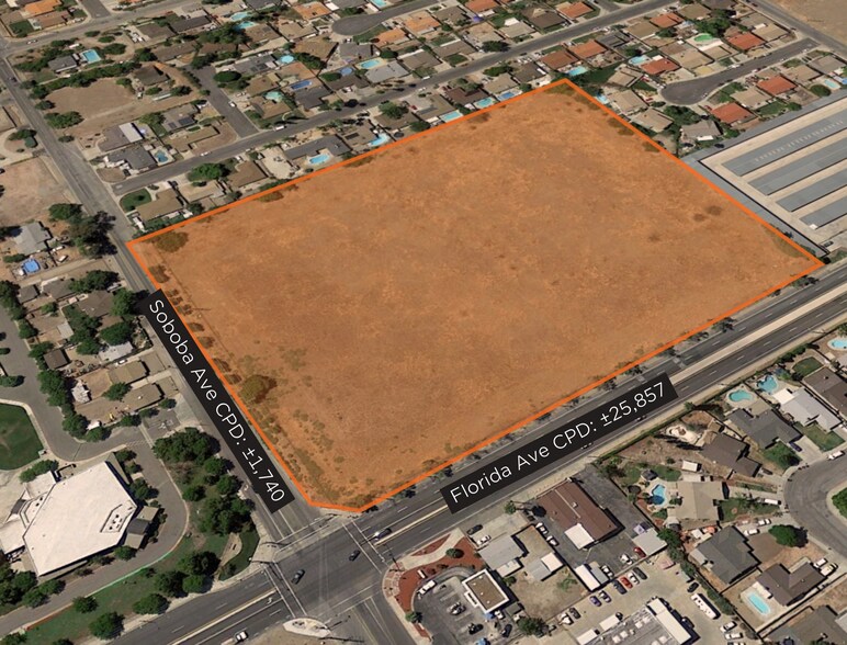 SWC Of Soboba St & Florida Ave, Hemet, CA à vendre - Photo du bâtiment - Image 2 de 7