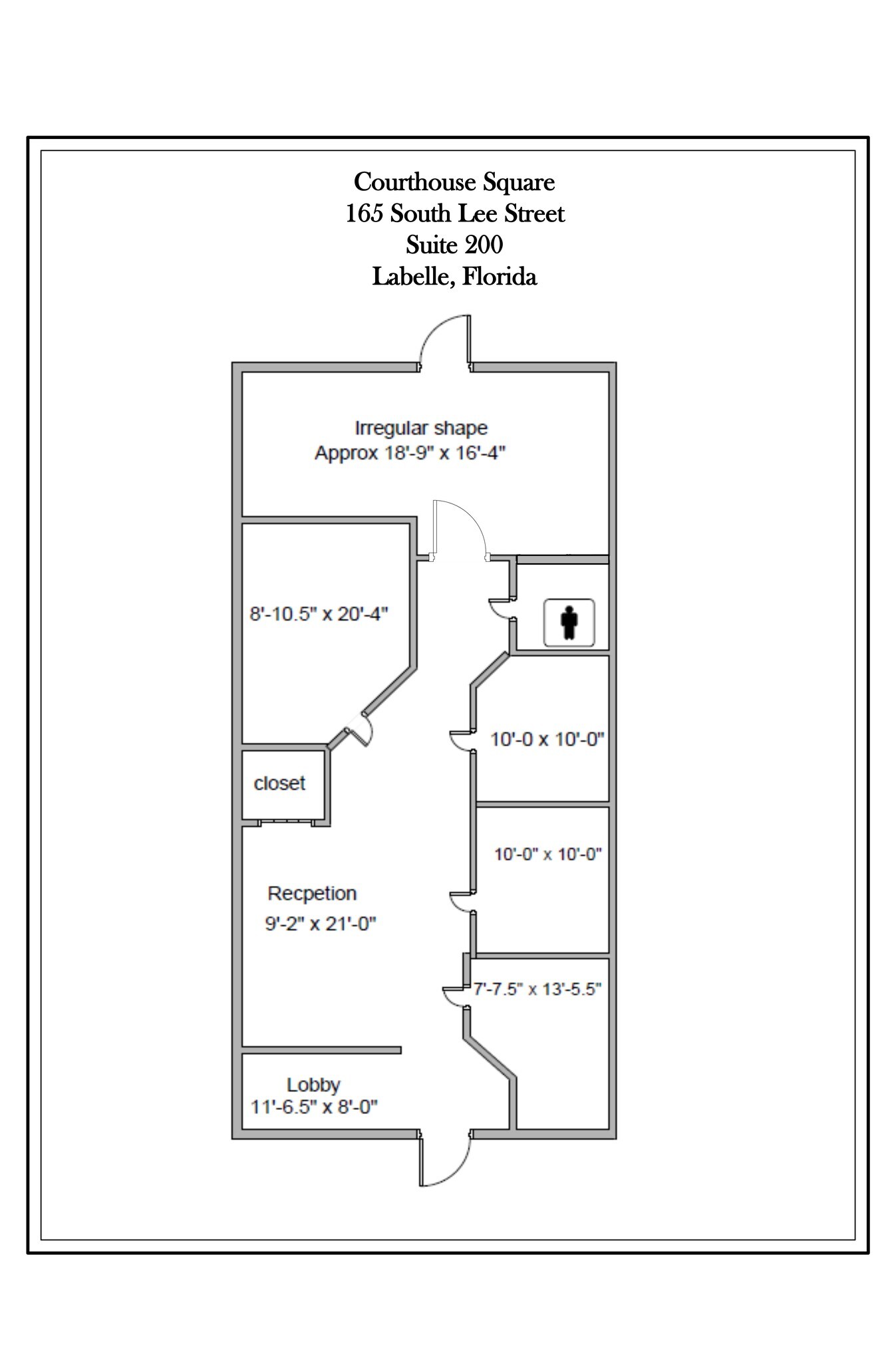175 S Lee St, LaBelle, FL for lease Site Plan- Image 1 of 1