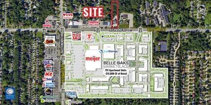 690 Richmond Rd, Richmond Heights, OH - Aérien  Vue de la carte - Image1