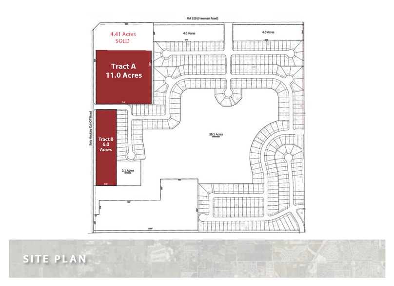 FM 529 at Katy Hockley Cut-Off Road, Katy, TX à vendre - Plan cadastral - Image 2 de 2