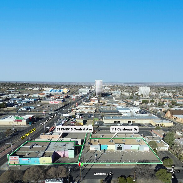 5913-5915 Central Ave NE, Albuquerque, NM à louer - Photo du bâtiment - Image 1 de 12