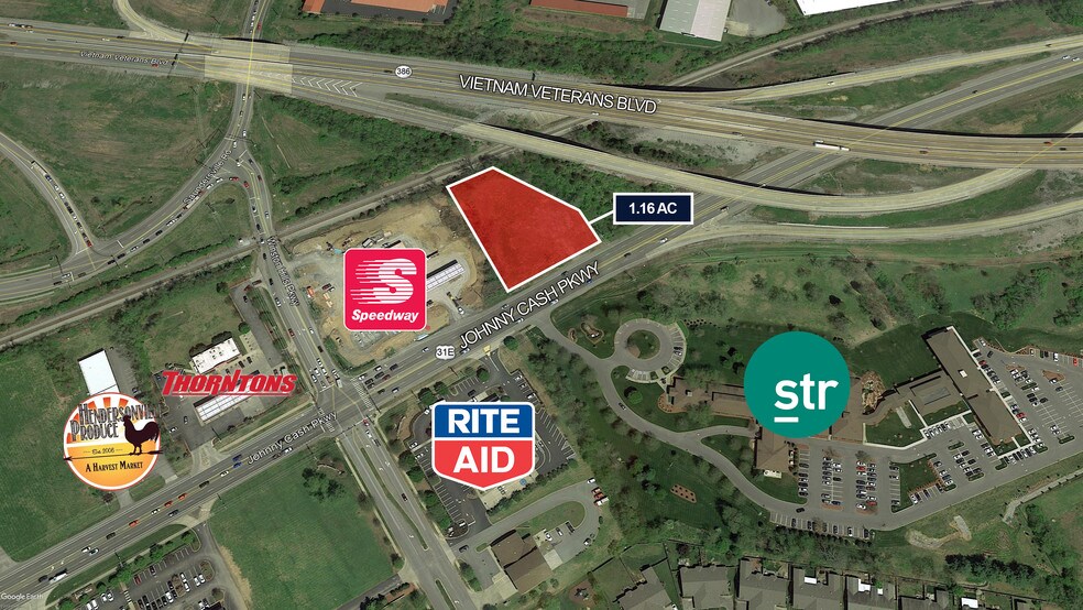 774-776 E Main St, Hendersonville, TN à vendre - Aérien - Image 1 de 4