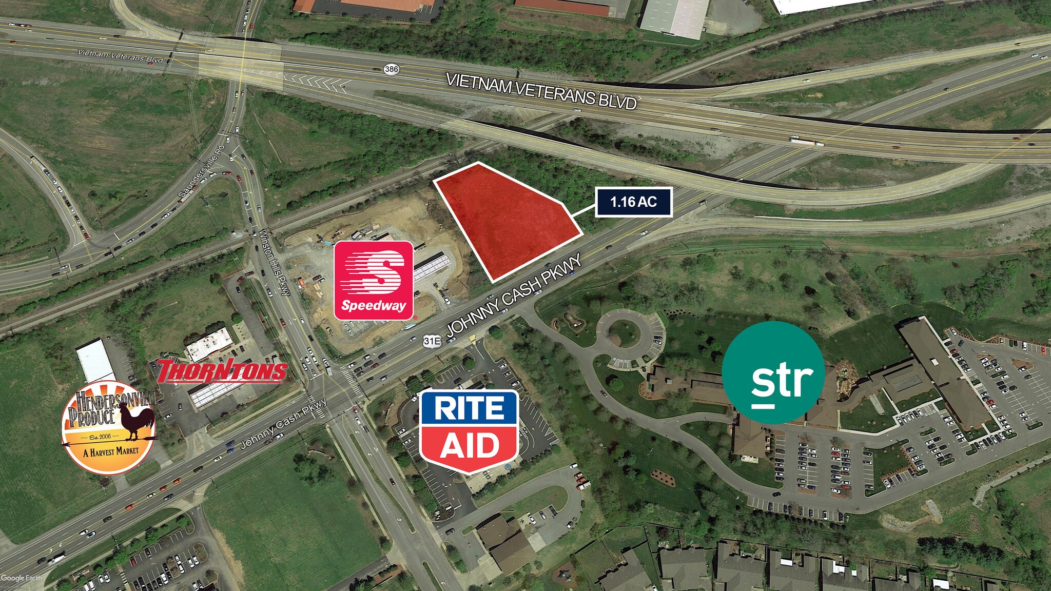 774-776 E Main St, Hendersonville, TN à vendre Aérien- Image 1 de 5