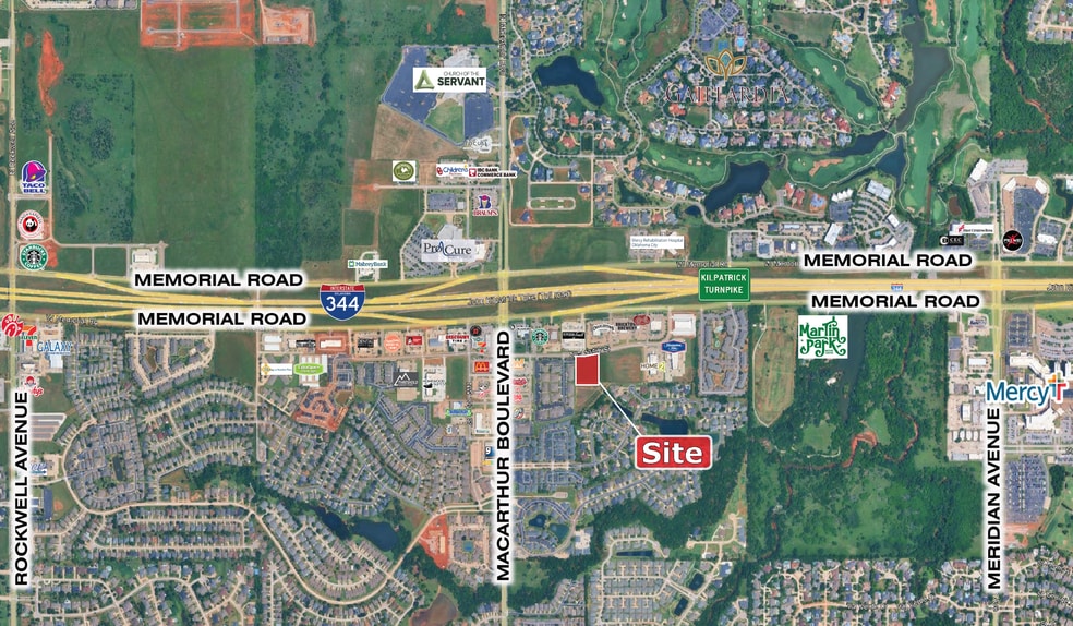 5708 NW 135th St, Oklahoma City, OK for sale - Aerial - Image 2 of 2