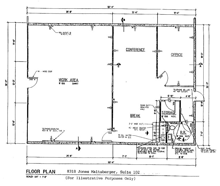 8318 Jones Maltsberger Rd, San Antonio, TX for lease Floor Plan- Image 1 of 7