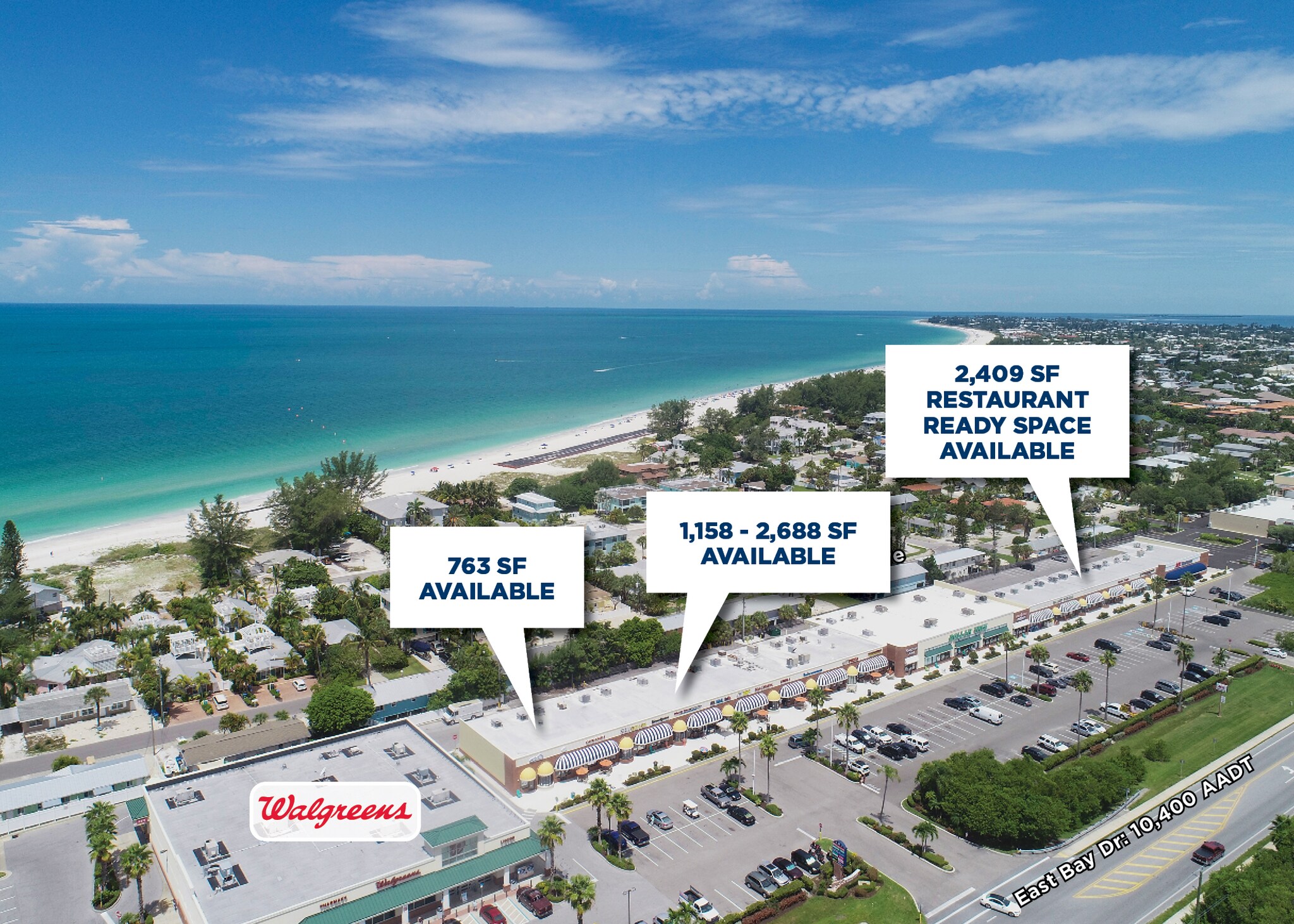 3200-3352 E Bay Dr, Holmes Beach, FL à louer Photo principale- Image 1 de 6