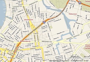 413 Graham Ave, Brooklyn, NY - AERIAL map view