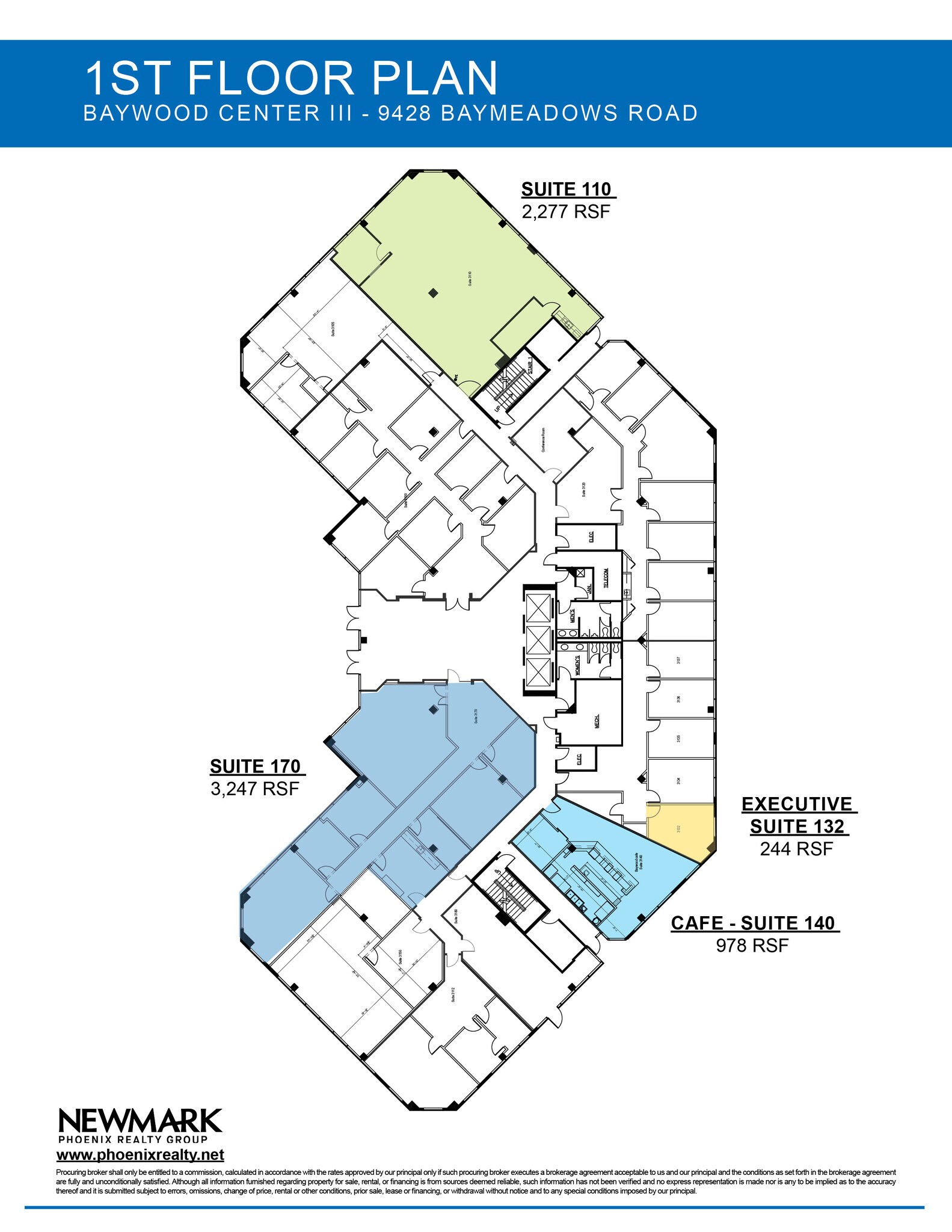 9428 Baymeadows Rd, Jacksonville, FL for lease Floor Plan- Image 1 of 1