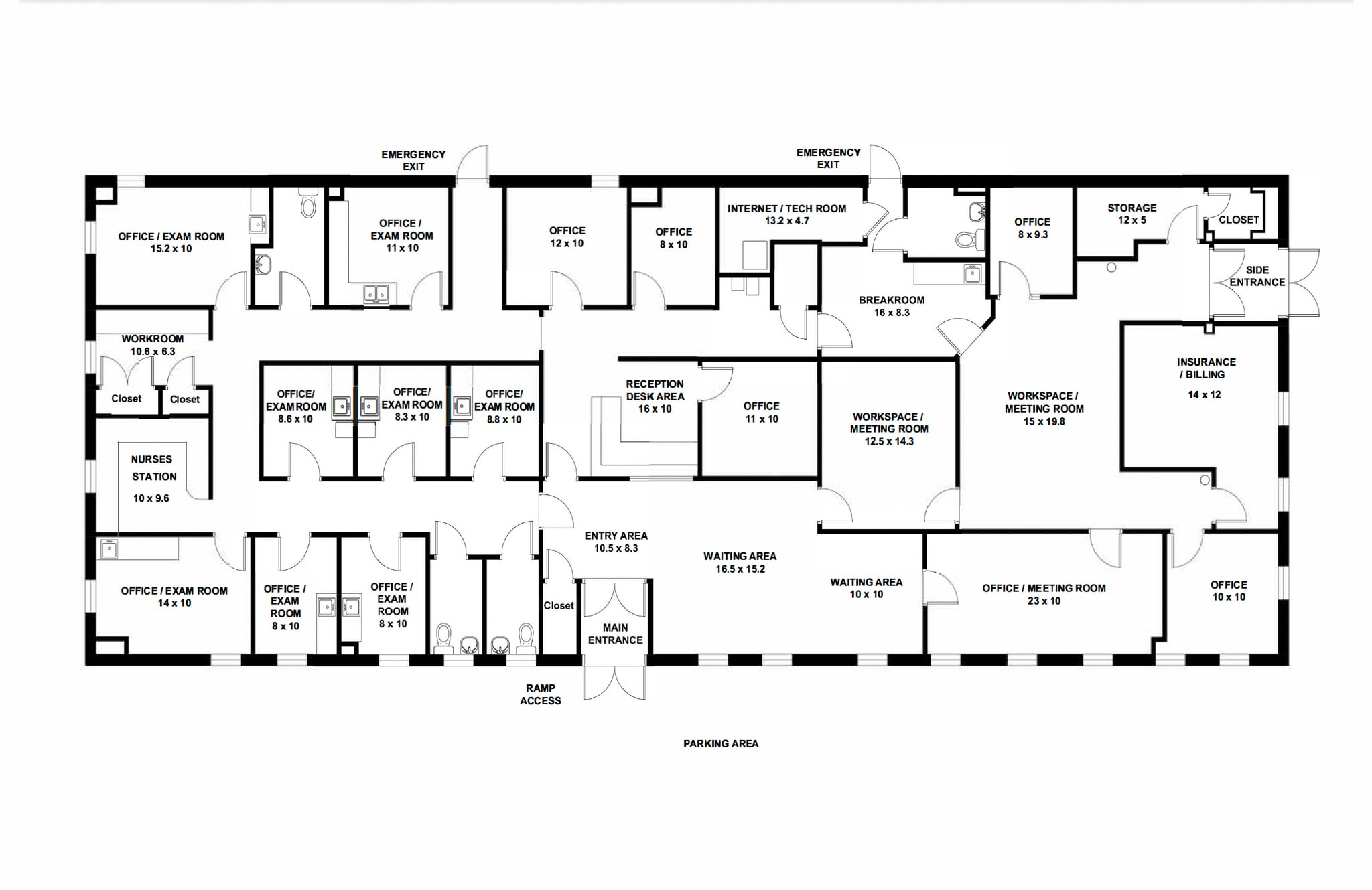 2610 New Bern Ave, Raleigh, NC for lease Floor Plan- Image 1 of 1
